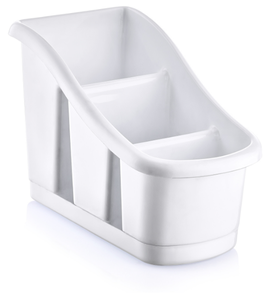 Step Cutlery Holder with Drip Tray Assorted Colours D14003