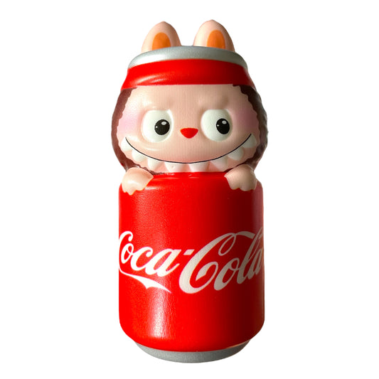Labubu Style Limited Edition Coca Cola Squishy Stress Anxiety Relief Fidget Squish Toy - Canned