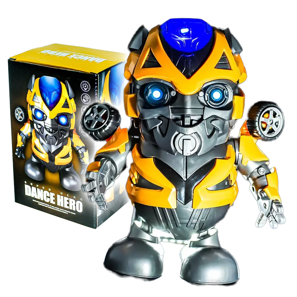 Dancing Hero Transformers Bumblebee with Lights & Sound Dancing Robot Transformer Toy