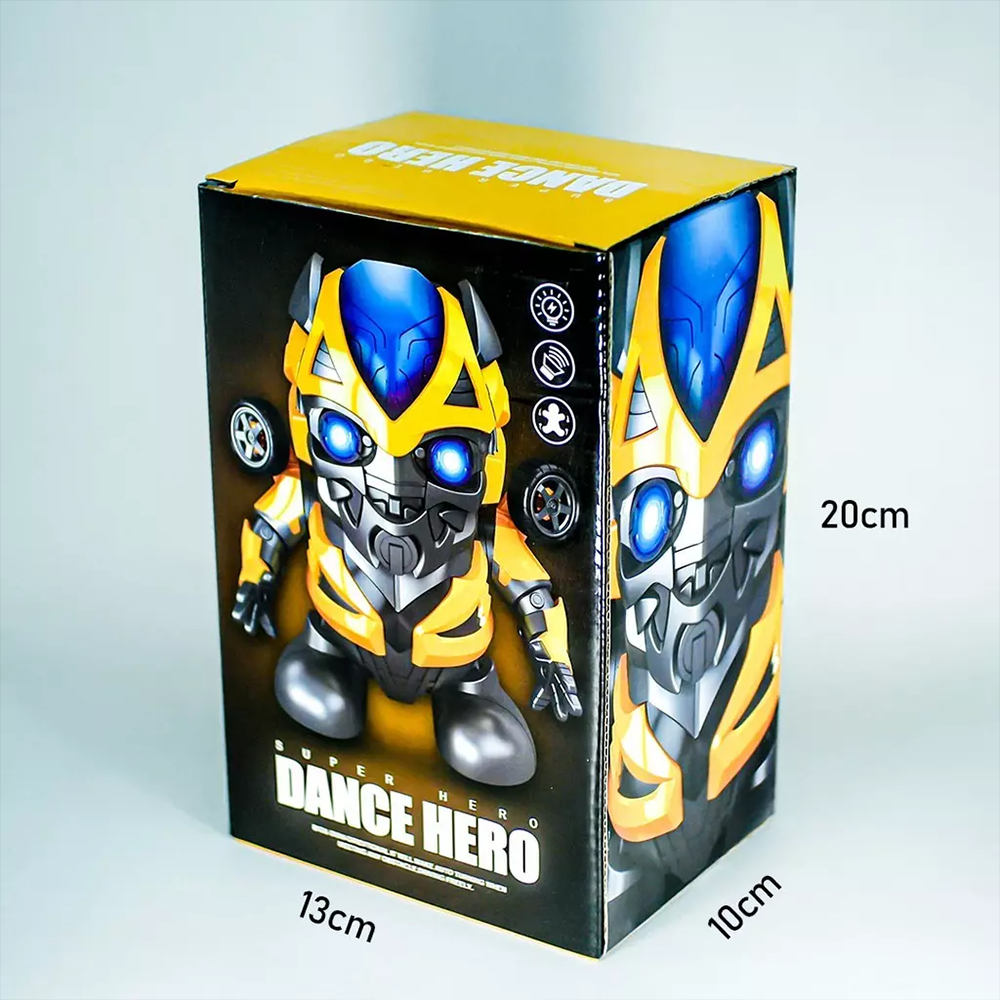 Dancing Hero Transformers Bumblebee with Lights & Sound Dancing Robot Transformer Toy