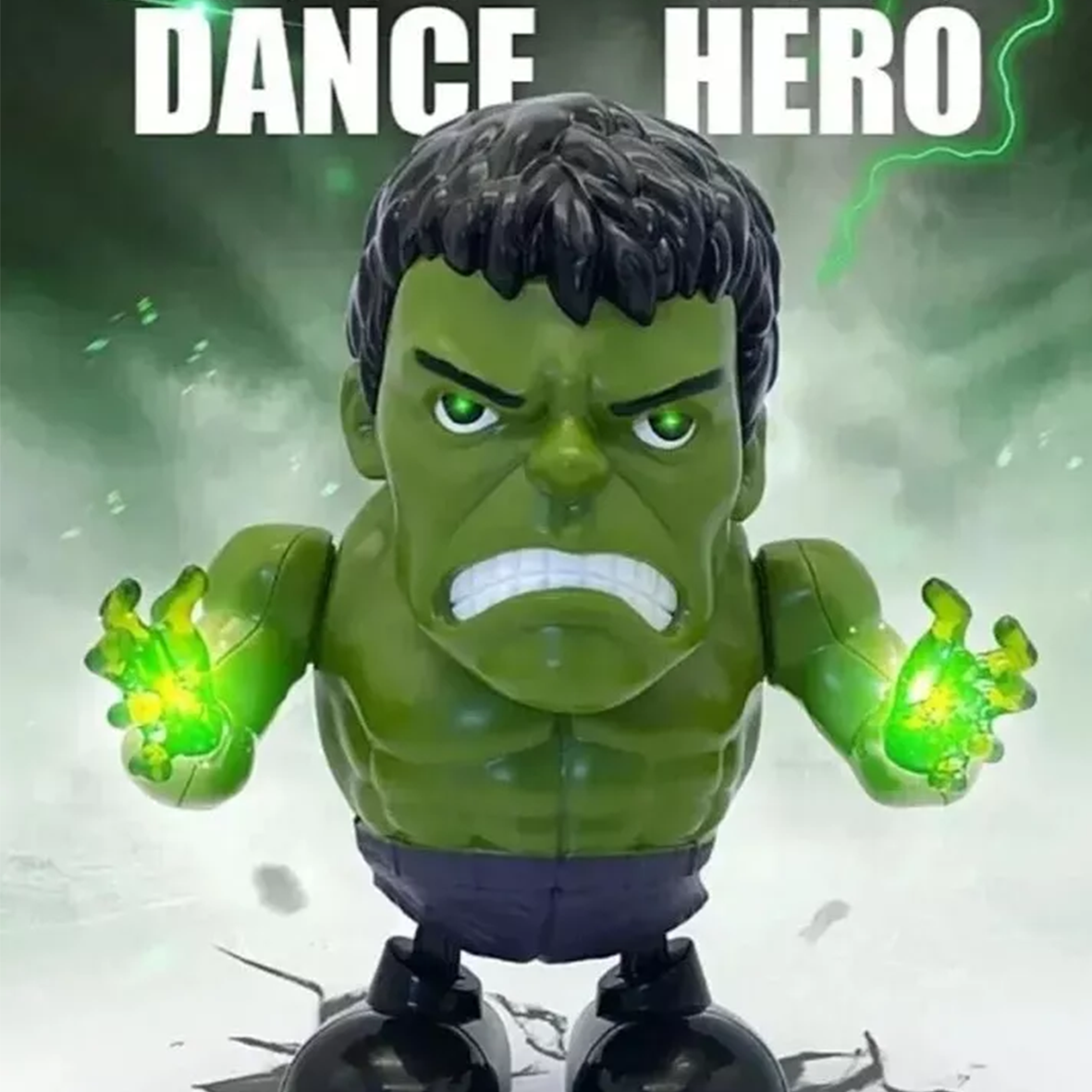 Dancing Hero Hulk Toy with Lights & Sound