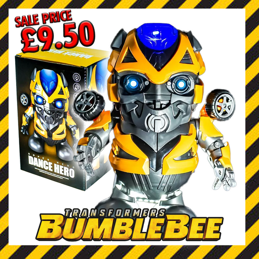 Dancing Hero Transformers Bumblebee with Lights & Sound Dancing Robot Transformer Toy