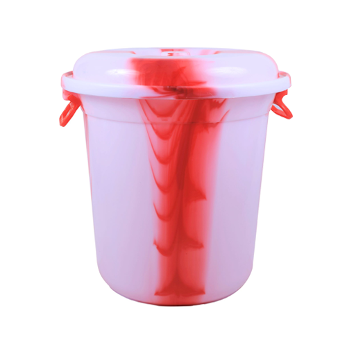 50 Litre Tie Dye Design Plastic Bucket with 2 Side Handles Assorted Colours MX4064 A
