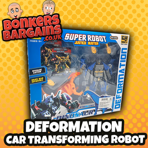 Deformation Transforming Car & Robot plus Dinosaur