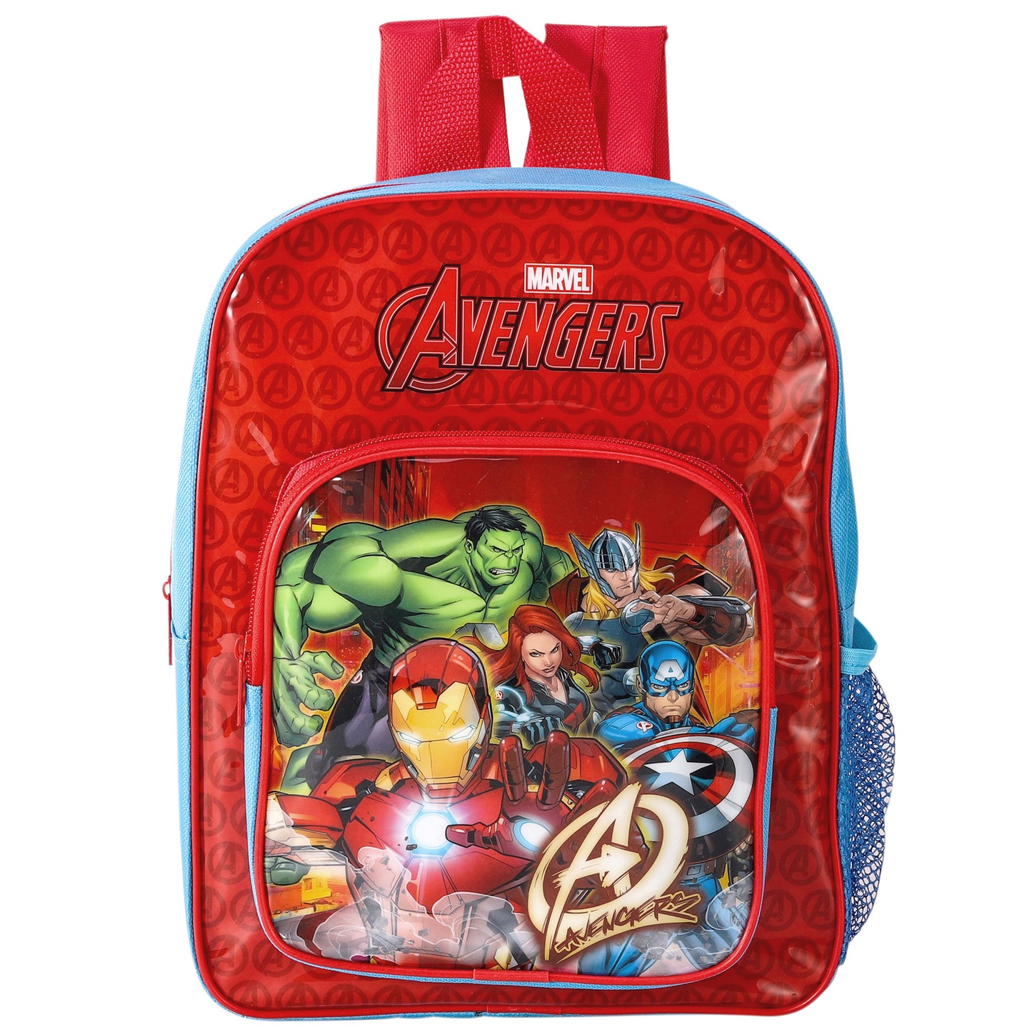 Avengers Style Backpack Kids Deluxe Rucksack with Zips & Adjustable Straps