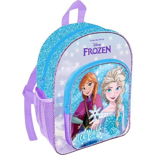 Frozen Style Backpack Kids Deluxe Rucksack with Zips & Adjustable Straps