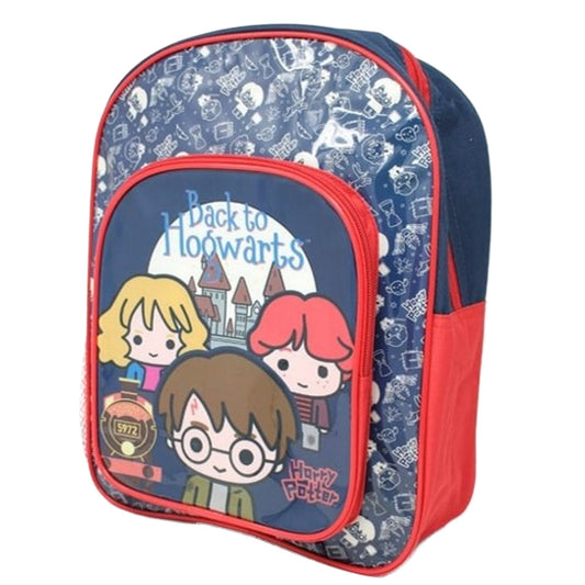 Harry Potter Style Backpack Kids Deluxe Rucksack with Zips & Adjustable Straps