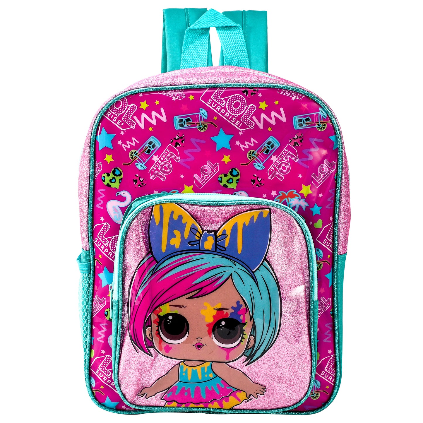 LOL Style Backpack Kids Deluxe Rucksack with Zips & Adjustable Straps