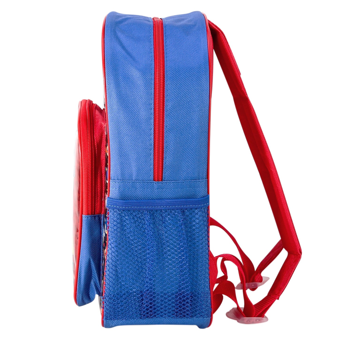 Sonic Style Backpack Kids Deluxe Rucksack with Zips & Adjustable Straps