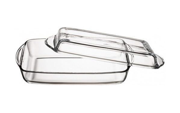 Pb Borcam Glass Casserole Dish With Lid 2.75 Litre (Parcel Plus Rate)