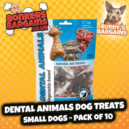 Pet Dog Animal Dental Treats Small Dogs 10 Pack 74984 (Parcel Rate)