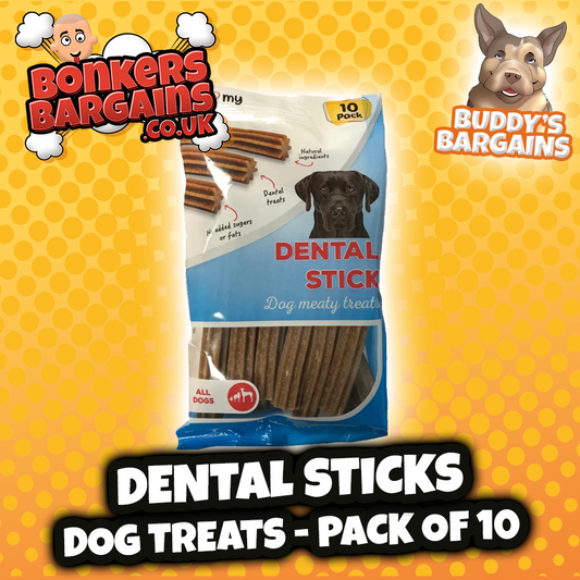 Pet Dog Treats Dental Sticks 200g Flow Pack 76360 (Parcel Rate)