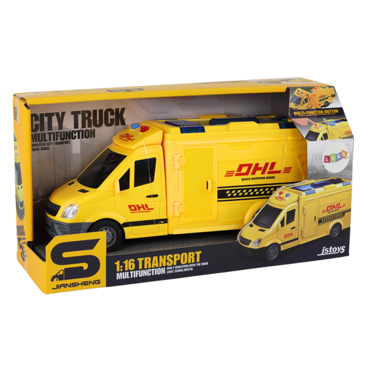DHL Toy Delivery Van With Lights & Sound