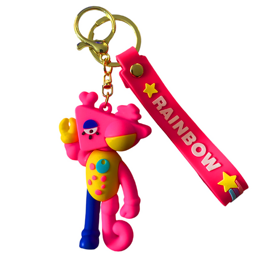 The Amazing Digital Circus 3D Silicone Keychain Keyring Pendant - Zooble