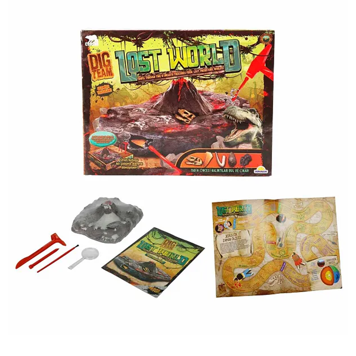 DIG-Team Lost World Excavation Playset