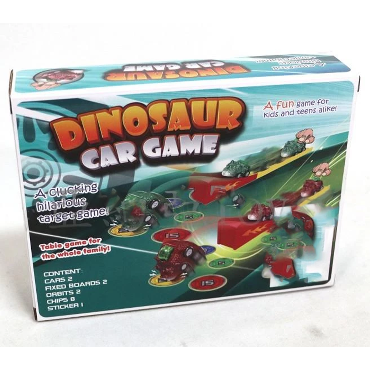 Dinosaur Launch Car Game Play Set Finger Press Launch Cars