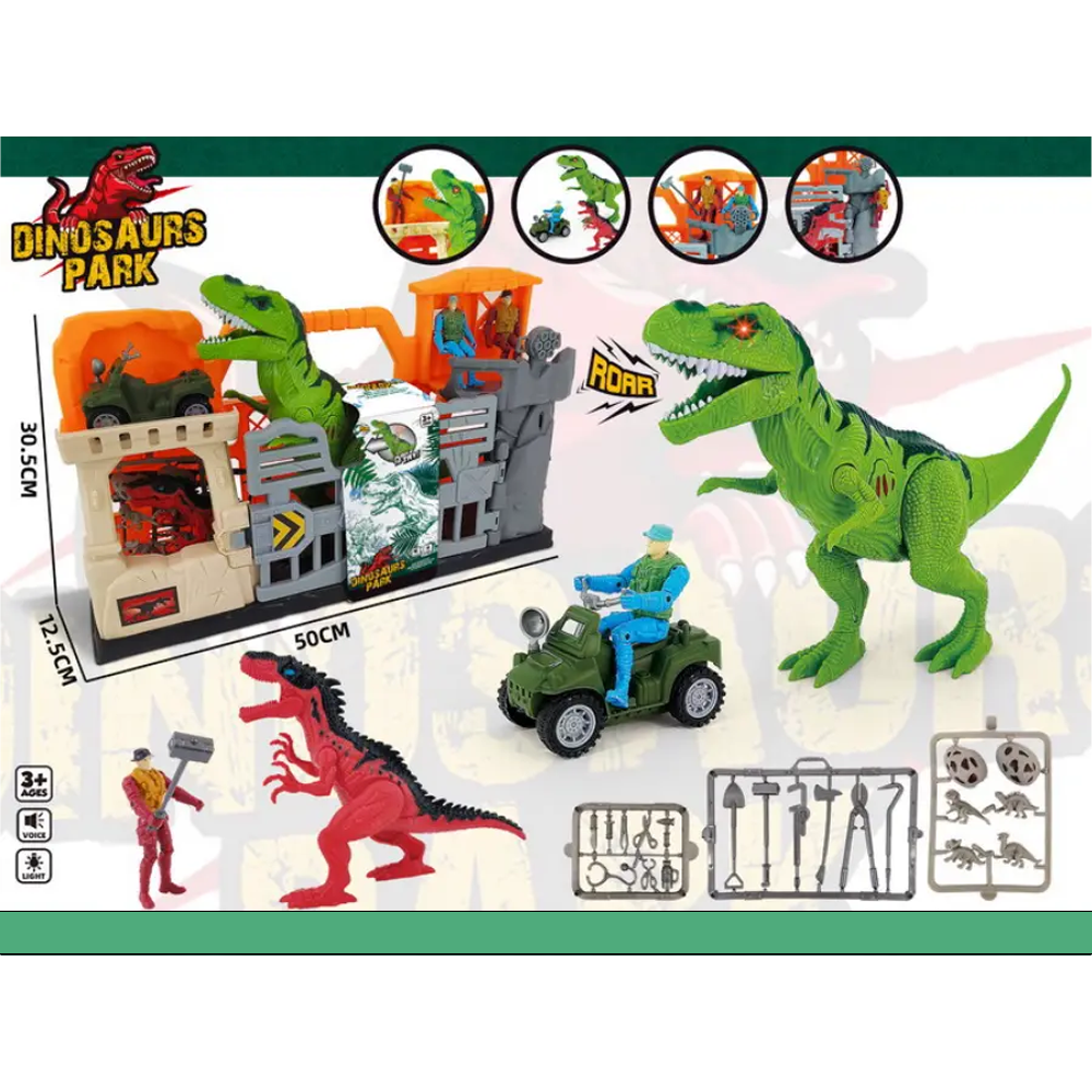 Dinosaur Park Complete Set in Carry Case Play Set