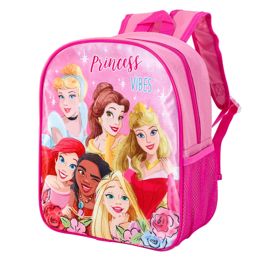 Princess Style Backpack Kids Premium Standard Rucksack with Zip & Adjustable Straps