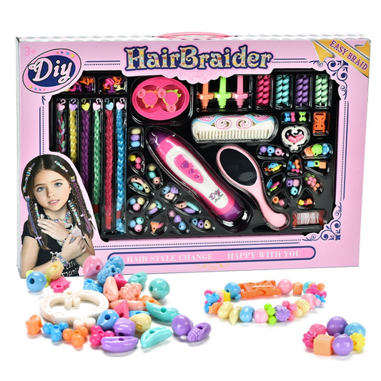 DIY Hair Braider Beads Machine Electric Braid with Accessories for Girls