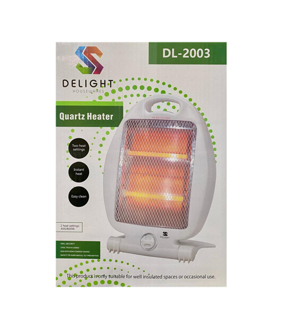 Delight Housewares Quartz Heater 2 Bar DL2003