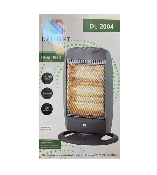Delight Housewares Halogen Heater 3 Bar DL2004