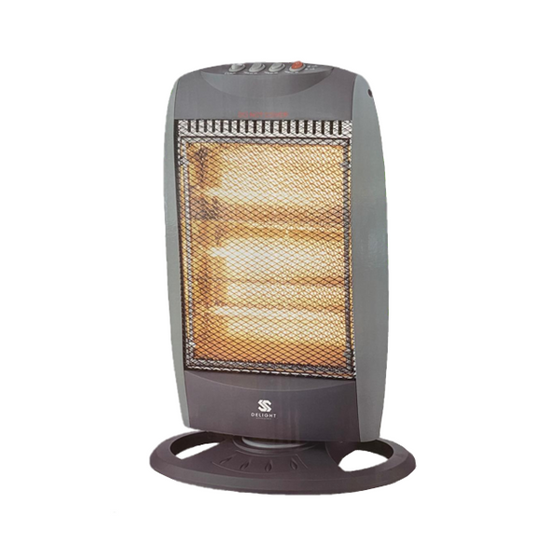 Delight Housewares Halogen Heater 3 Bar