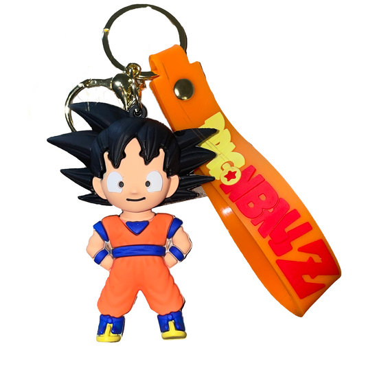 Dragon Ball Z Orange 3D Silicone Keychain Keyring Pendant