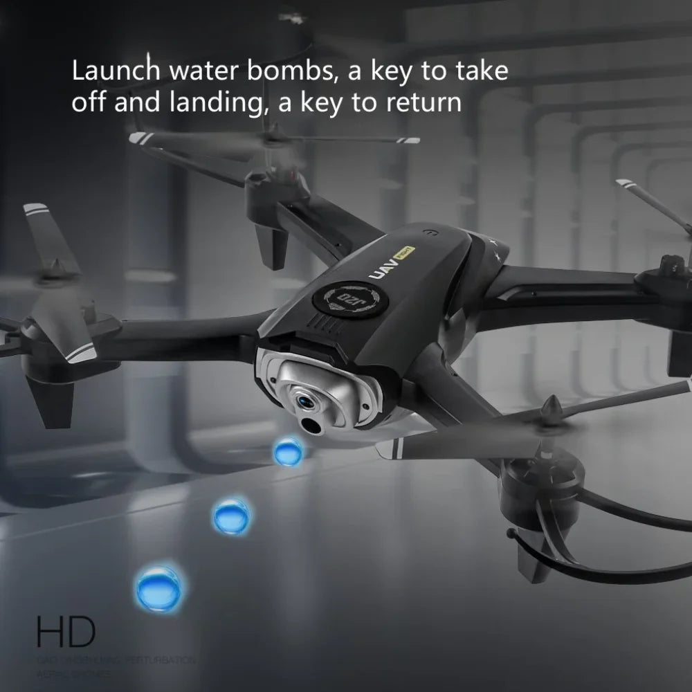 4 Axis Drone with Gel Blaster Launcher & HD Camera