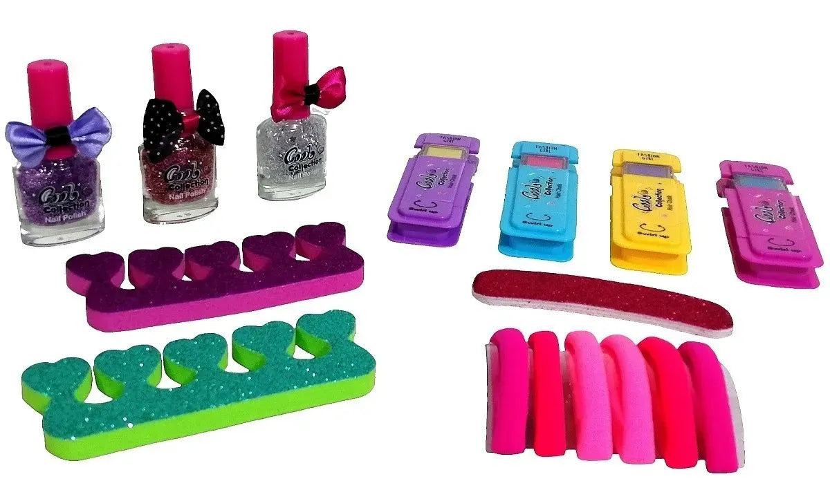 Girls Nail & Hair Combination Beauty Set Kit