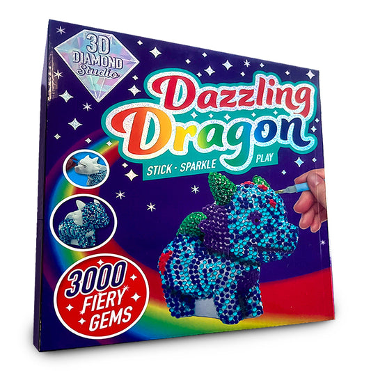 Dazzling Dragon 3D Diamond Art Kit