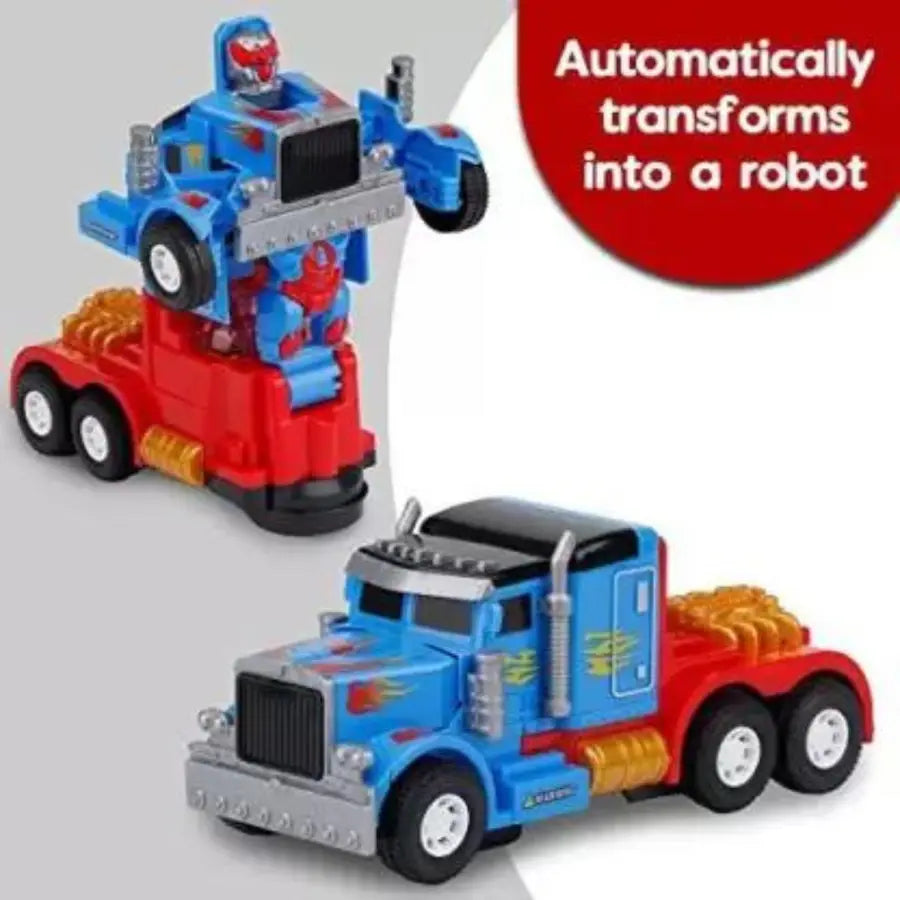 Robot Deform Truck Toy Transforming Car with 3D Lights & Music