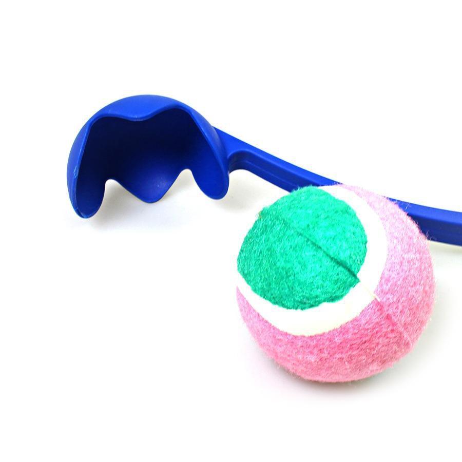 IIGEurope Plastic Dog Tennis Ball Chucker Launcher 35 cm Assorted Colours WOO3 A