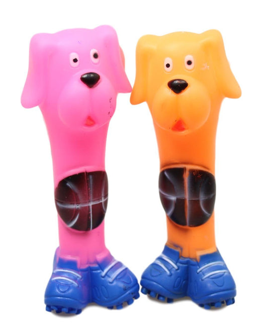 Pet Dog Toy Squeaky Dog Bone 17 cm Assorted Colours 5363