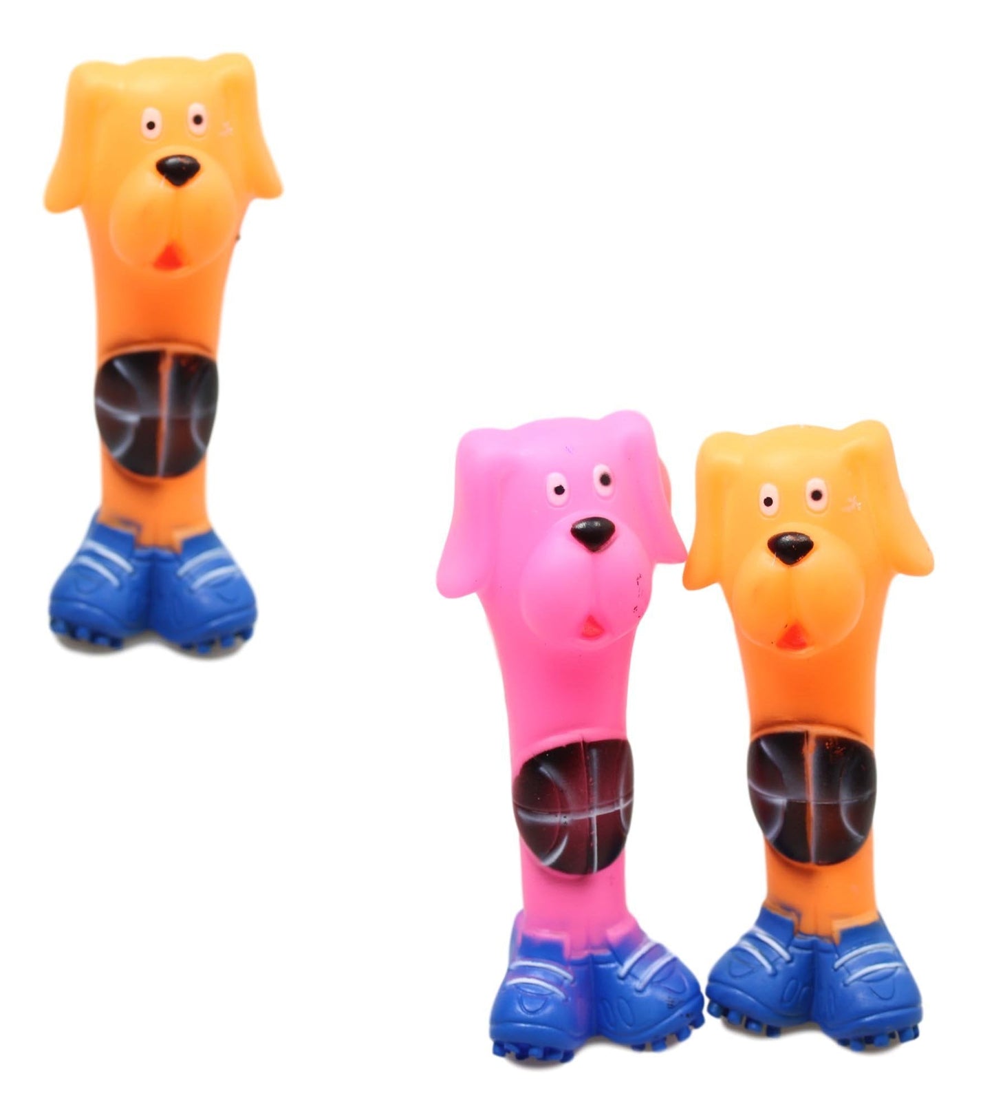 Pet Dog Toy Squeaky Dog Bone 17 cm Assorted Colours 5363
