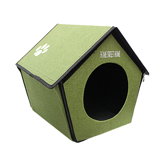 Foldable Pet Dog Cat House Assorted Colours