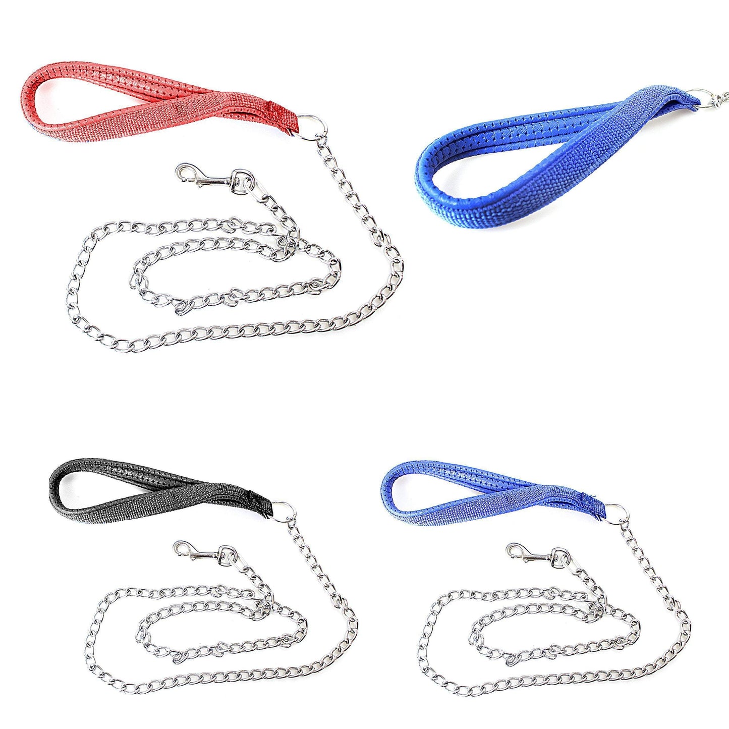 Heavy Duty Metal Dog Strap Chain Lead 97 cm Assorted Colours 3033 A