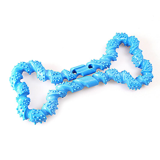 Pet Dog Toy Silicone Bone 18 cm Assorted Colours 2935