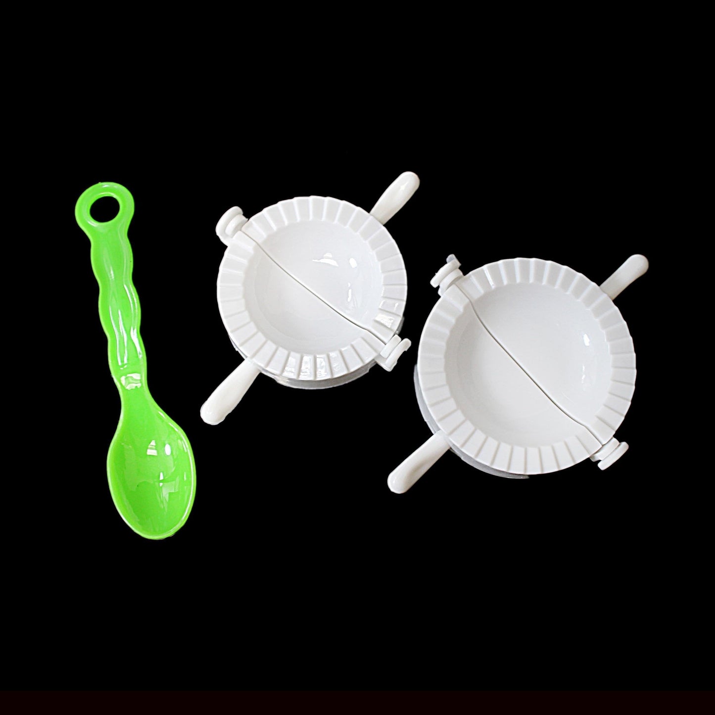 Plastic Dumpling Mould Maker with Spoon 4932