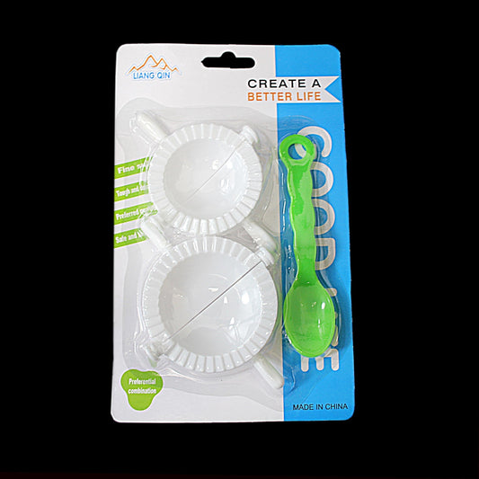Plastic Dumpling Mould Maker with Spoon 4932
