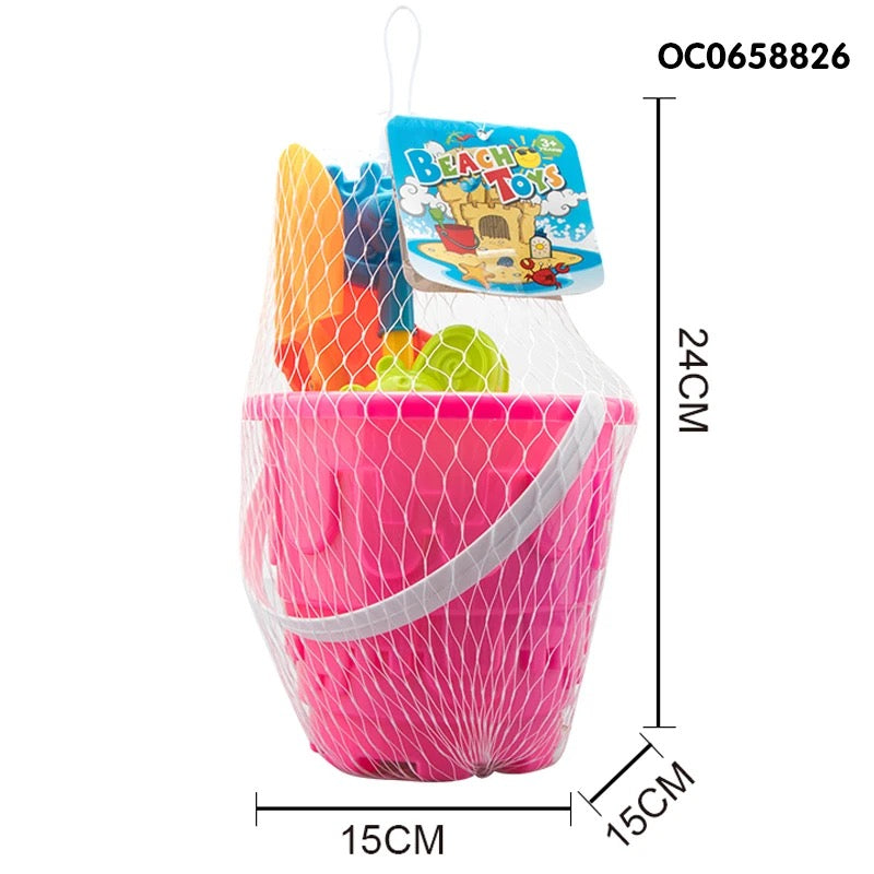 Beach Toys Bucket PlaySet