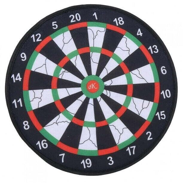 Kids Dartboard with Sticky Balls & Soft Darts 10 Inch