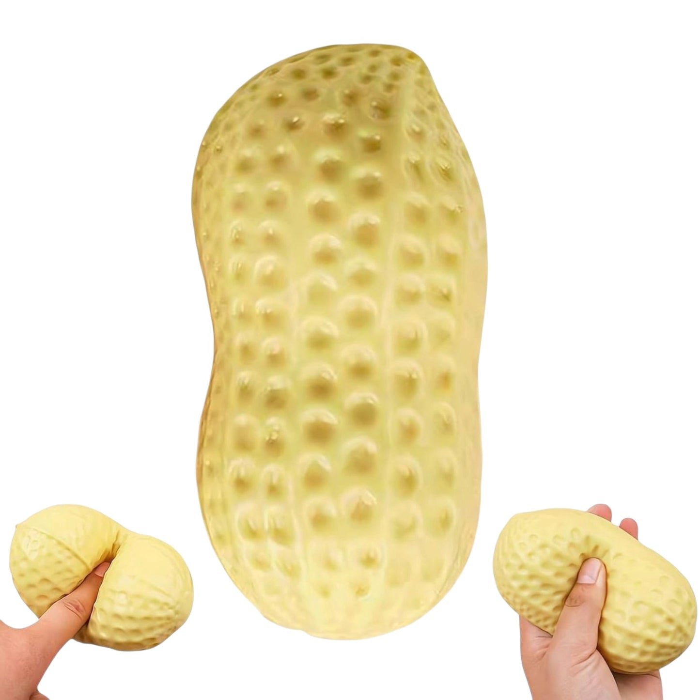 Squishy Monkey Nut Peanut Squish Fidget Sensory Toy Viral Trending