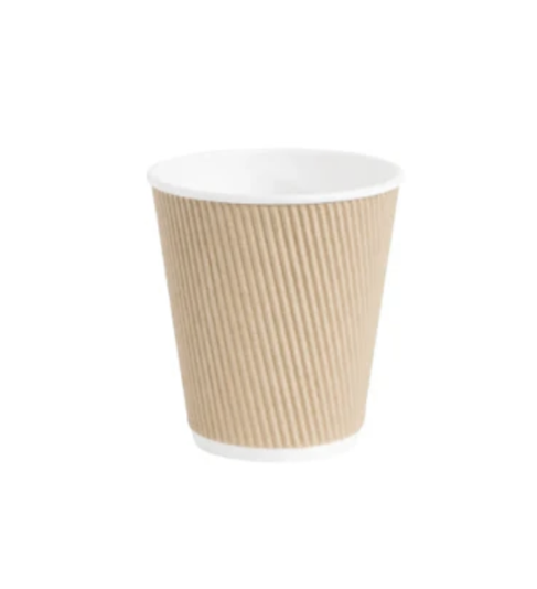 Double Kraft Paper Coffee Cups 8Oz 235Ml Pack Of 25