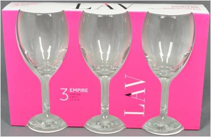 Empire Wine Glasses 340cc Set of 3 EMP568A