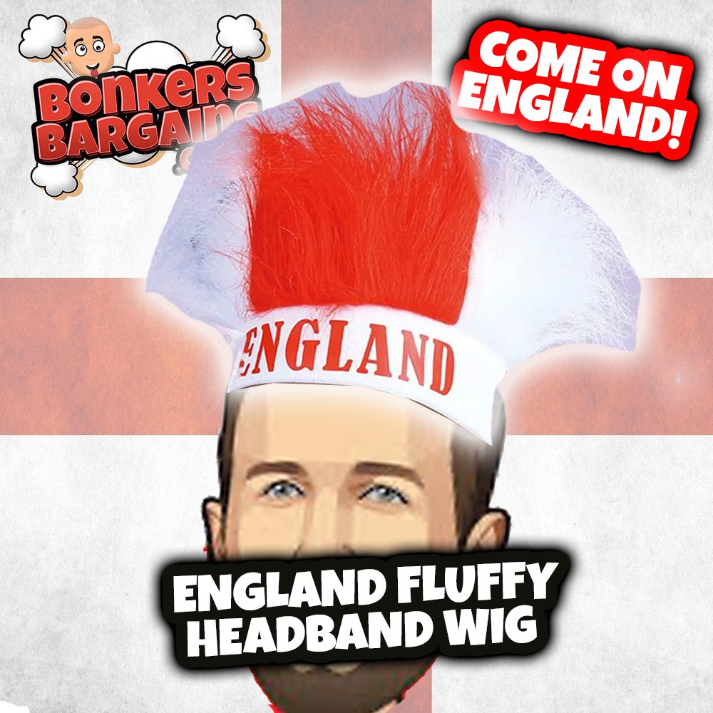 England Fluffy Headband Wig