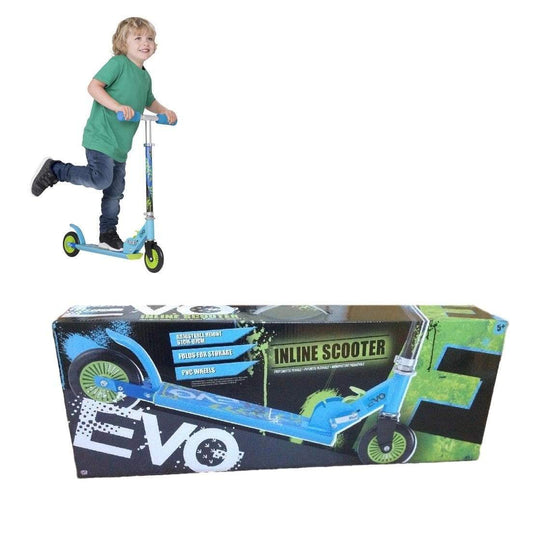 HTI Children's Evo Inline Scooter Blue 1436842