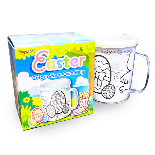 Easter Colour In Mugs x 12 ( BULK BUY )