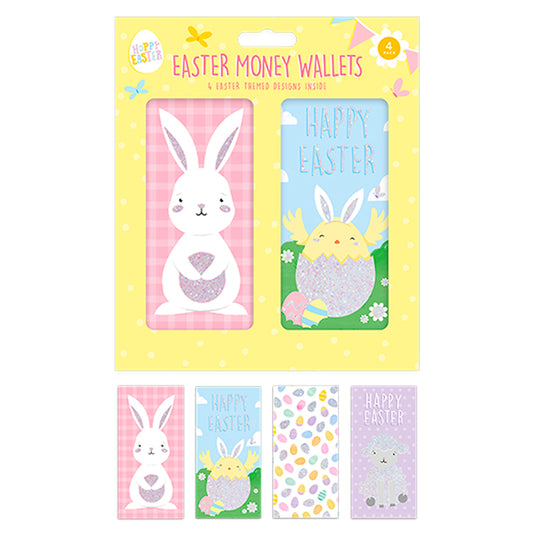 Easter 3D Money Wallets 4 Pack