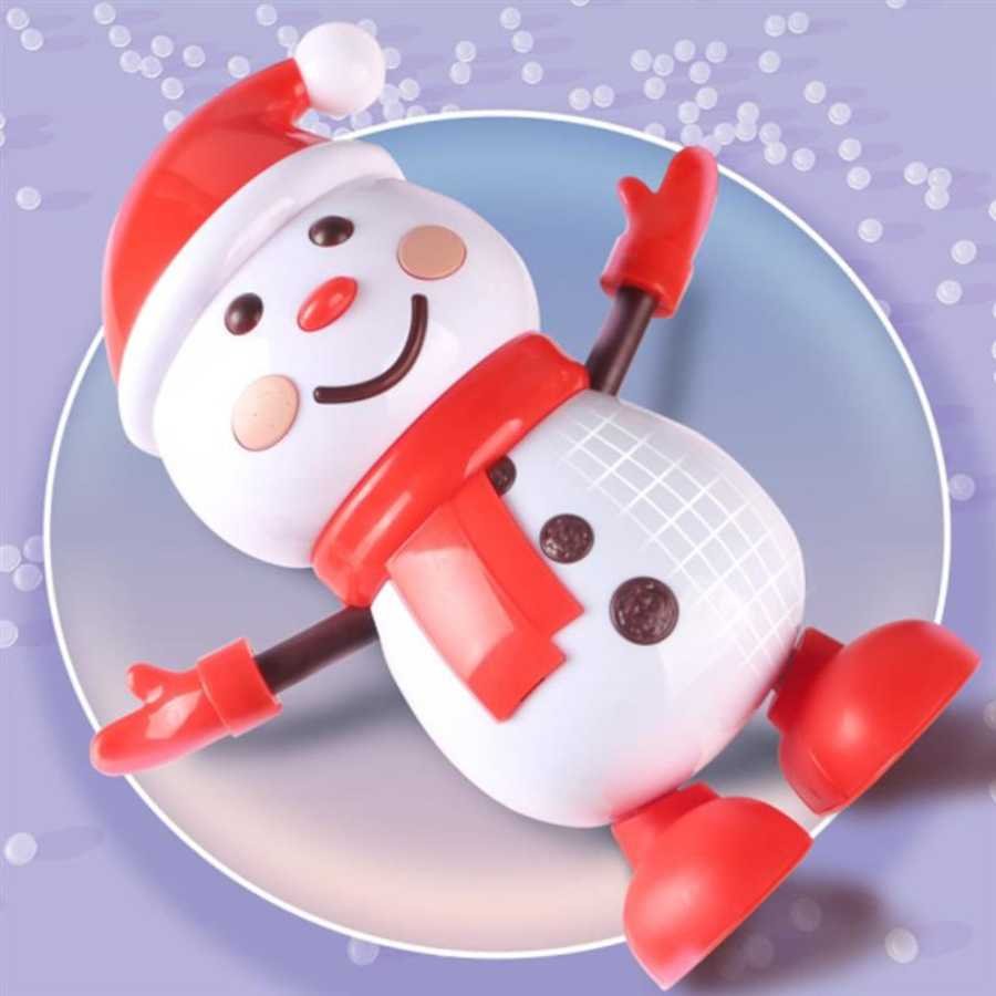 Dancing Snowman Toy 360 Degree Rotating Light Up with Sounds