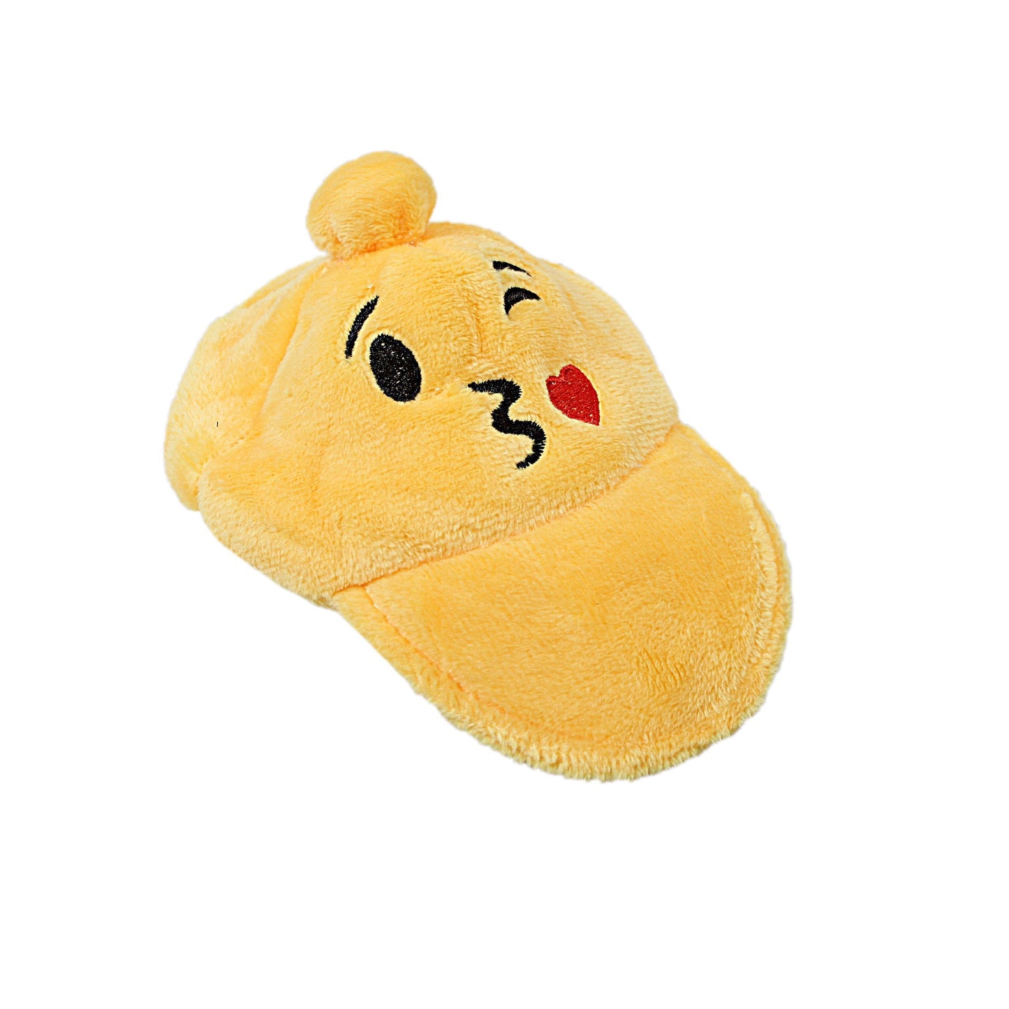 Emoji Soft Hat Cap Shaped Coin Purse 9 cm Assorted Designs 4956 p